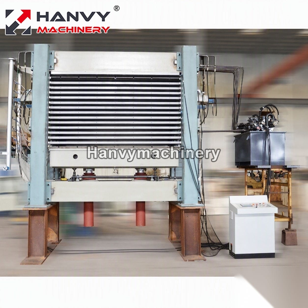 Multi-Platen Veneer Hot Press Dryer Machine